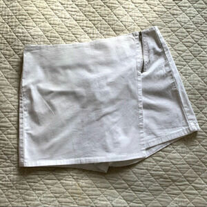 Point Zero White Mini Skort